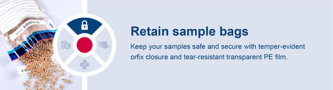 Retain sample bags